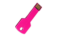 Флешка Металлическая Ключ "Key" R145 розовый 2 Гб