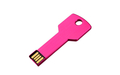 Флешка Металлическая Ключ "Key" R145 розовый 64 Гб