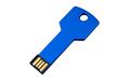 Флешка Металлическая Ключ "Key" R145 синий 64 Гб