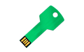 Флешка Металлическая Ключ "Key" R145 зеленый 32 Гб