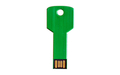 Флешка Металлическая Ключ "Key" R145 зеленый 4 Гб