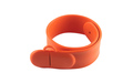 Флешка Силиконовый Браслет Слап "Bracelet Slap" V169 оранжевый 4 Гб