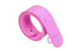 Флешка Силиконовый Браслет Слап "Bracelet Slap" V169 розовый 512 Мб