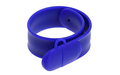 Флешка Силиконовый Браслет Слап "Bracelet Slap" V169 синий 512 Мб