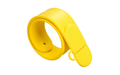 Флешка Силиконовый Браслет Слап "Bracelet Slap" V169 желтый 128 Мб