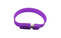 Флешка Силиконовый Браслет "Bracelet Splice" V170 фиолетовый 1 Гб