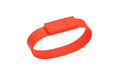 Флешка Силиконовый Браслет "Bracelet Splice" V170 красный 2 Гб