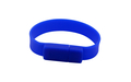 Флешка Силиконовый Браслет "Bracelet Splice" V170 синий 2 Гб