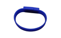 Флешка Силиконовый Браслет "Bracelet Splice" V170 синий 4 Гб