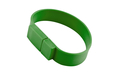 Флешка Силиконовый Браслет "Bracelet Splice" V170 зеленый 256 Гб