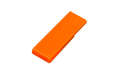 Флешка Пластиковая Скрепка "Clip Silk" S207 оранжевый 16 Гб