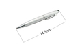 Флешка Металлическая Ручка Стилус "Pen Stylus" R234 серебряный 32 Гб