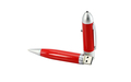 Флешка Металлическая Ручка Лазерная указка Конус "Laser Conus Pen" R236 красный 1 Гб