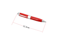 Флешка Металлическая Ручка Лазерная указка Конус "Laser Conus Pen" R236 красный 128 Гб