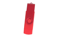 Флешка Пластиковая Твистер Дуал "Twister Dual" S319 красный 8 Гб