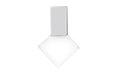 Флешка Стеклянная Кристалл Ортос "Crystal Ortos" W500 серебристый 1 Гб