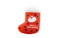 Флешка Резиновая Новогодний носок "Christmas sock" Q596 красный 2 Гб