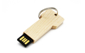 Флешка Деревянная Ключ "Key Wood" F108 бежевый 4 Гб