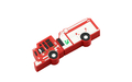 Флешка Резиновая Пожарная машина "Fire Engine" Q172 красный 512 Гб