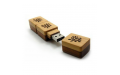 Флешка Деревянная Маджонг "Mahjong Wood" F43 бежевая 512 Гб