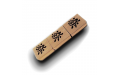 Флешка Деревянная Маджонг "Mahjong Wood" F43 бежевая 4 Гб