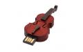 Флешка Деревянная Скрипка "Violin Cello" F3 коричневая 128 Гб