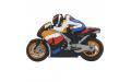 Флешка Резиновая Мотоцикл Honda "Motorcycle" Q96 черный 4 Гб