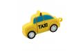 Флешка Резиновая Такси "Taxi" Q270 желтая 4 Гб