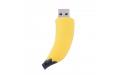 Флешка Резиновая Банан "Banana" Q103 желтый 512 Гб
