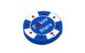 Флешка Резиновая Фишка "Poker Stars" Q53 синяя 8 Гб