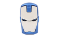 Флешка Металлическая Маска Железный человек "Iron Man Arctic Armor" R7 синяя 128 Гб