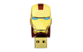 Флешка Металлическая Железный человек "Iron Man MARK III" R7 золотая/красная 512 Гб