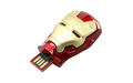Флешка Металлическая Железный человек "Iron Man MARK IV" R7 золотая/красная 64 Гб