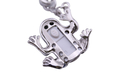 Флешка Металлическая Лягушка "Cute Frog" R76 зеленый 16 Гб