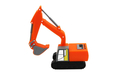 Флешка Резиновая Экскаватор "Excavator" Q133 оранжевый 2 Гб