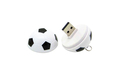 Флешка Пластиковая Футбольный Мяч "Soccer Ball" S140 белый / черный 4 Гб