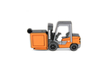 Флешка Резиновая Погрузчик "Forklift Truck" Q143 оранжевый 1 Гб