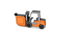 Флешка Резиновая Погрузчик "Forklift Truck" Q143 оранжевый 512 Гб
