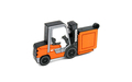 Флешка Резиновая Погрузчик "Forklift Truck" Q143 оранжевый 1 Гб