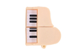 Флешка Резиновая Рояль "Grand Piano" Q150 бежевый 128 Гб