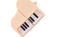 Флешка Резиновая Рояль "Grand Piano" Q150 бежевый 4 Гб