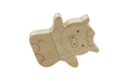 Флешка Деревянная Свинка Вуди "Woody Pig" F157 бежевый 256 Гб