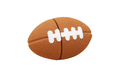 Флешка Резиновая Мяч Регби "Rugby Ball" Q164 коричневый 128 Гб