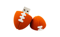 Флешка Резиновая Мяч Регби "Rugby Ball" Q164 оранжевый 1 Гб