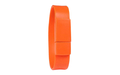 Флешка Силиконовый Браслет "Bracelet Splice" V170 оранжевый 128 Гб