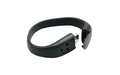 Флешка Силиконовый Браслет "Bracelet Fancy" V171 черный 16 Гб