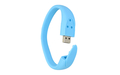 Флешка Силиконовый Браслет "Bracelet Fancy" V171 голубой 512 Гб