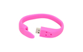 Флешка Силиконовый Браслет "Bracelet Fancy" V171 розовый 512 Гб
