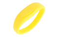 Флешка Силиконовый Браслет "Bracelet Fancy" V171 желтый 4 Гб