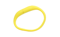 Флешка Силиконовый Браслет "Bracelet Fancy" V171 желтый 256 Гб